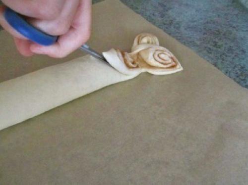 Рулет - плетёнка.  Тесто: 03