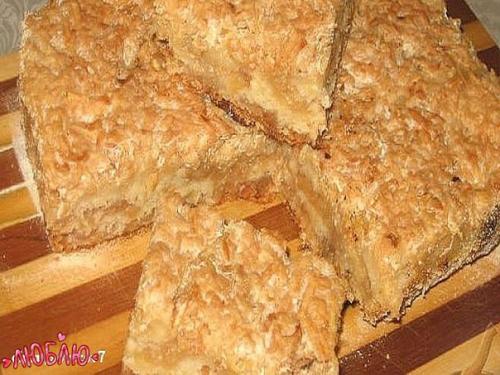 Пирог 3 стакана ИЛИболгарский пирог.