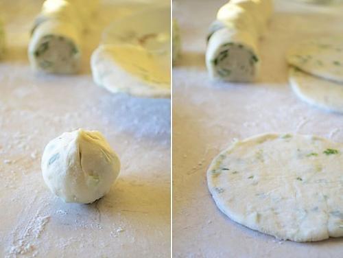 Китайские лепешки с зеленым луком. 07 Китайские лепешки с зеленым луком. 07