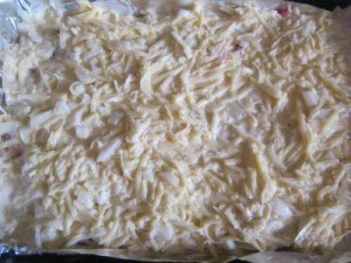 Курица запеченная под тертым картофелем. 06 Курица запеченная под тертым картофелем. 06