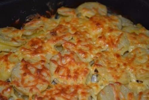 Картофель с мясом по-французски. 05