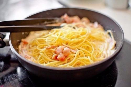 Карбонара.  Ингредиенты:   Спагетти - 200 г. 03 Карбонара.  Ингредиенты:   Спагетти - 200 г. 03