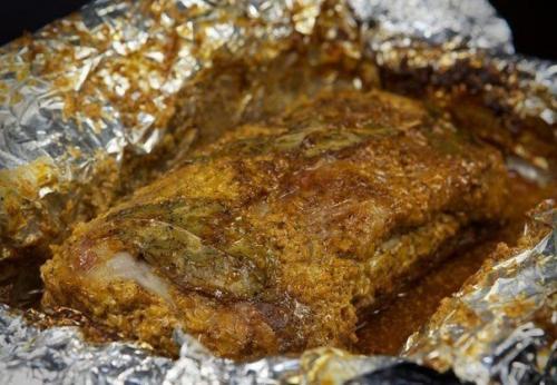 Свинина, запеченная с майонезом и специями. 07 Свинина, запеченная с майонезом и специями. 07