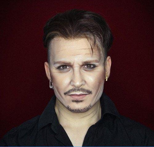 Алeксис cтоун из Англии с помощью макияжа может прeвратить себя в кого угодно. 05