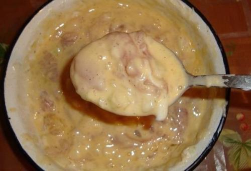 Куриные оладьи.  Ингредиенты: 04 Куриные оладьи.  Ингредиенты: 04