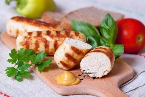 Домашние сосиски из курицы. Домашние сосиски из курицы.
