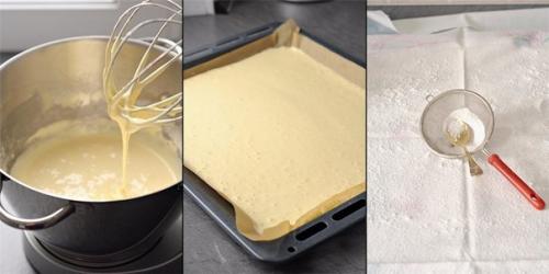 Бисквитный рулет с джемом. 01