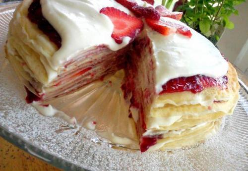 Блинный торт без масла, сахара и муки? 

