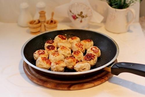 Тыквенный суп - пюре с фрикадельками. 07 Тыквенный суп - пюре с фрикадельками. 07