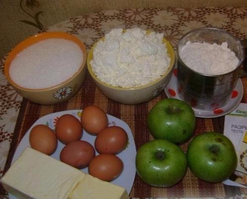 Королевский пирог (с яблоками и творогом. 01 Королевский пирог (с яблоками и творогом. 01
