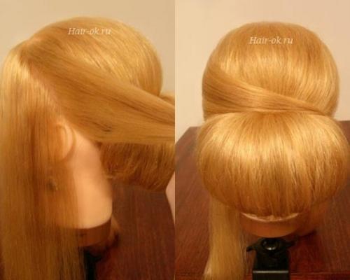 Фото - урок выполнение вечерней прически шаг за шагом. 06