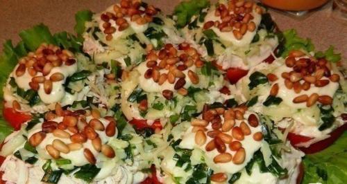 Топ - 5 вкусных салатов для праздничного стола. 01 Топ - 5 вкусных салатов для праздничного стола. 01