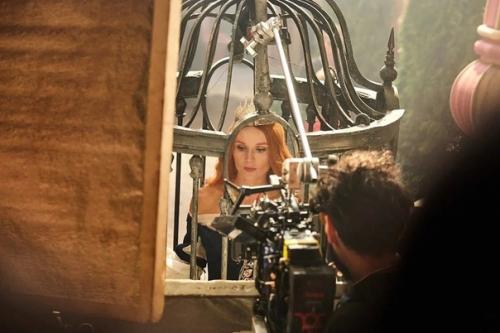 Полина Гагарина снимается в детском фильме - сказке. 01