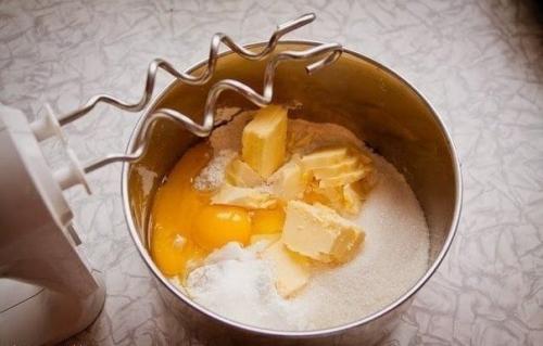 Черничный пирог с творогом. 01 Черничный пирог с творогом. 01