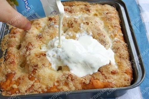 Сахарный пирог.  Безумно Вкусный и Простой Сахарный ПирогTarte au Sucre - под таким названием я его нашла в интернете. 03 Сахарный пирог.  Безумно Вкусный и Простой Сахарный ПирогTarte au Sucre - под таким названием я его нашла в интернете. 03