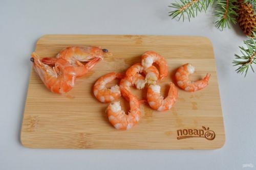 Заливной салат с креветками и авокадо. 02 Заливной салат с креветками и авокадо. 02