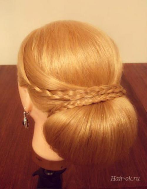 Фото - урок выполнение вечерней прически шаг за шагом.