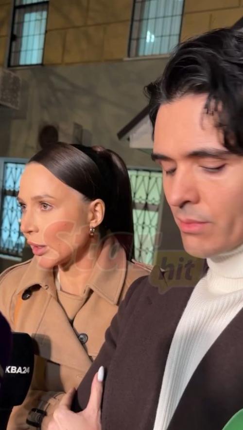 Лерчек чуть не заплакала, когда благодарила журналистов. 

