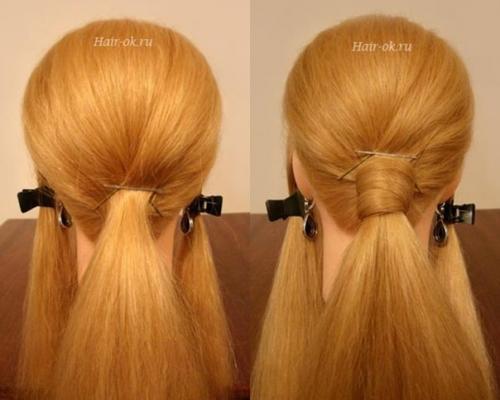 Фото - урок выполнение вечерней прически шаг за шагом. 03