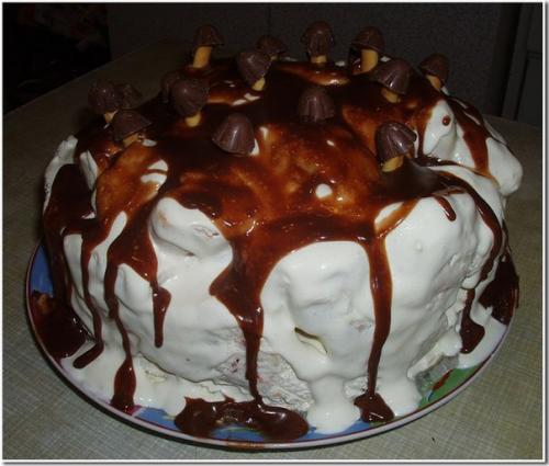 Новогодний торт Трухлявый Пень. Новогодний торт Трухлявый Пень.