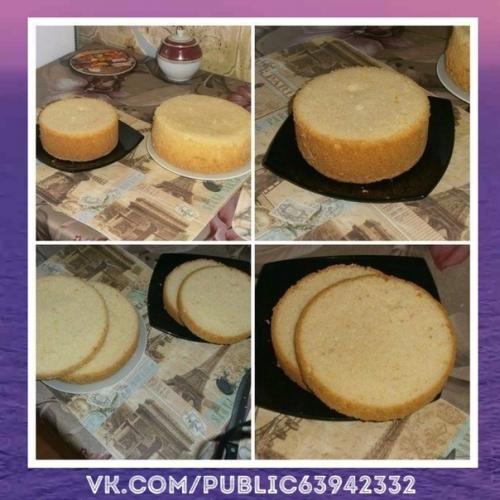 Пальчики оближешь.  Идеальный пышный бисквит для тортов.