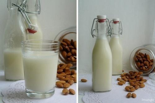 Миндальное Молоко.  Миндальное молоко - это напиток, изготавливаемый всего из двух ингредиентов - измельченного миндаля и воды.