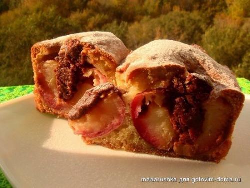 Пирог Яблочки с Шоколадом. 03