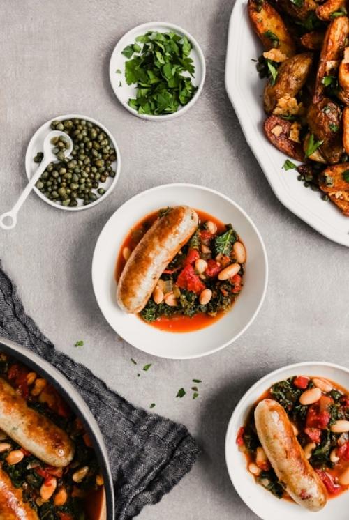 Тосканские сосиски с фасолью. 01 Тосканские сосиски с фасолью. 01