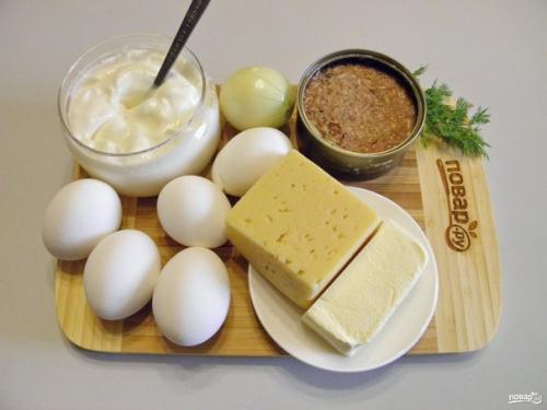 Салат Мимоза новогодний. 01 Салат Мимоза новогодний. 01