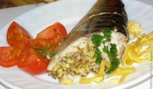 Скумбрия, запечённая в фольге. Скумбрия, запечённая в фольге.