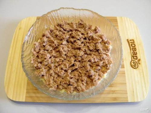 Салат Мимоза новогодний. 04 Салат Мимоза новогодний. 04