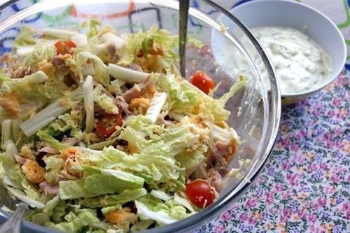 Салат Цезарь по-русски. 08