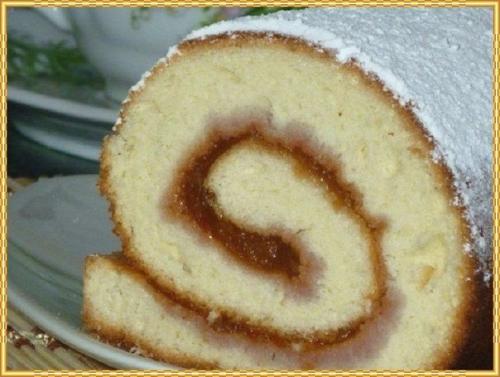 Топ - 9 быстрых бисквитных рулетиков к чаю? 08