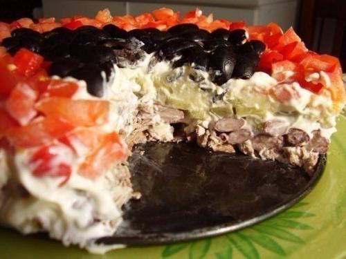 Салат коварство и любовь. Салат коварство и любовь.