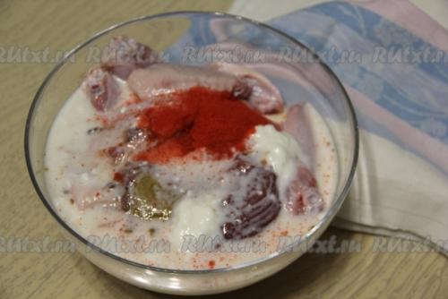 Куриные крылышки в кефире в духовке. 04 Куриные крылышки в кефире в духовке. 04