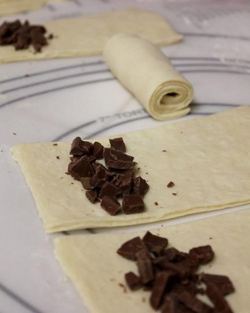 Круассаны с шоколадом. 07 Круассаны с шоколадом. 07