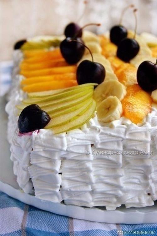 Оригинальный и вкусный летний торт Тропиканка. Оригинальный и вкусный летний торт Тропиканка.