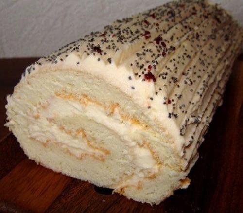 Топ - 9 быстрых бисквитных рулетиков к чаю? 05