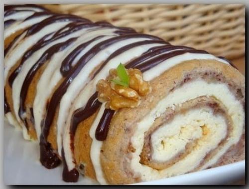 Рулет творожный.  Нам понадобится: