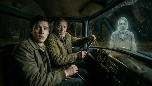 Встреча на ночной трассе.

