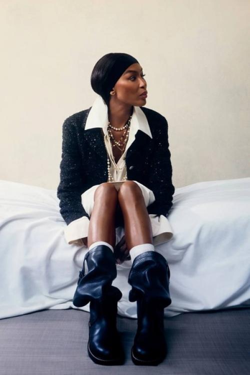 Супермодель наоми Кэмпбелл на новой обложке австралийского Vogue. 01