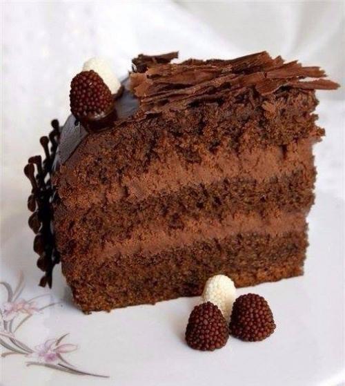 Шоколадный торт с трюфельным кремом. 01 Шоколадный торт с трюфельным кремом. 01