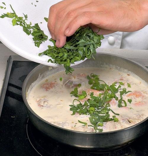 Фетуччине с креветками в сливочном соусе. 03 Фетуччине с креветками в сливочном соусе. 03