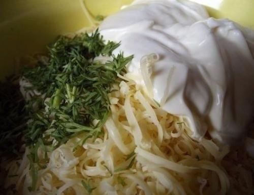 Салат Гнездо Глухаря. 06