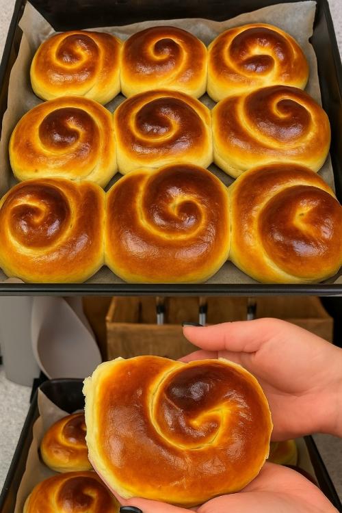 Сдобные булочки с грецким орехом.

