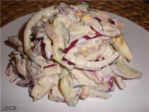 Салат сытный. Ингредиенты: Салат сытный. Ингредиенты: