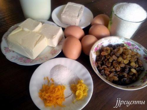 Пасхальный кулич. Ингредиенты. 01 Пасхальный кулич. Ингредиенты. 01