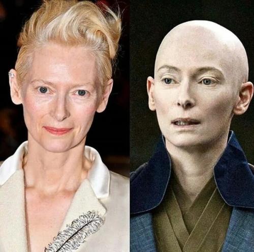 Те самые актрисы, которые побрили голову ради роли в фильме. 07