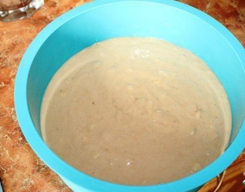 Апельсиновый торт с орехами и бананом (постный). 03 Апельсиновый торт с орехами и бананом (постный). 03