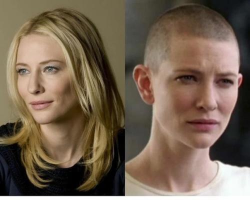 Те самые актрисы, которые побрили голову ради роли в фильме. 08